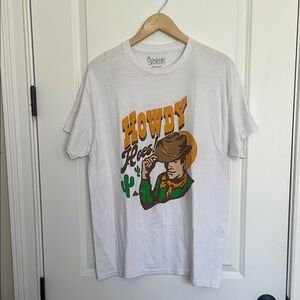 Spencer's Men’s ‘Howdy' T-Shirt White L